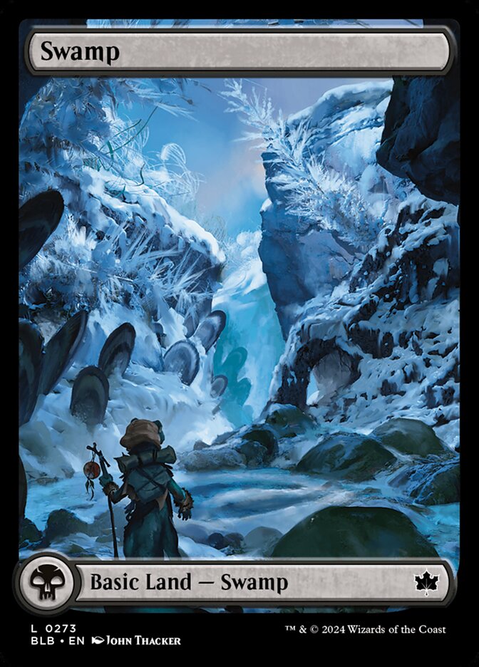 Swamp (273) - [Foil, Full Art] Bloomburrow (BLB)