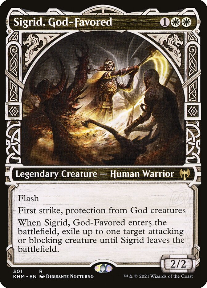 Sigrid, God-Favored (301) - Kaldheim (KHM)
