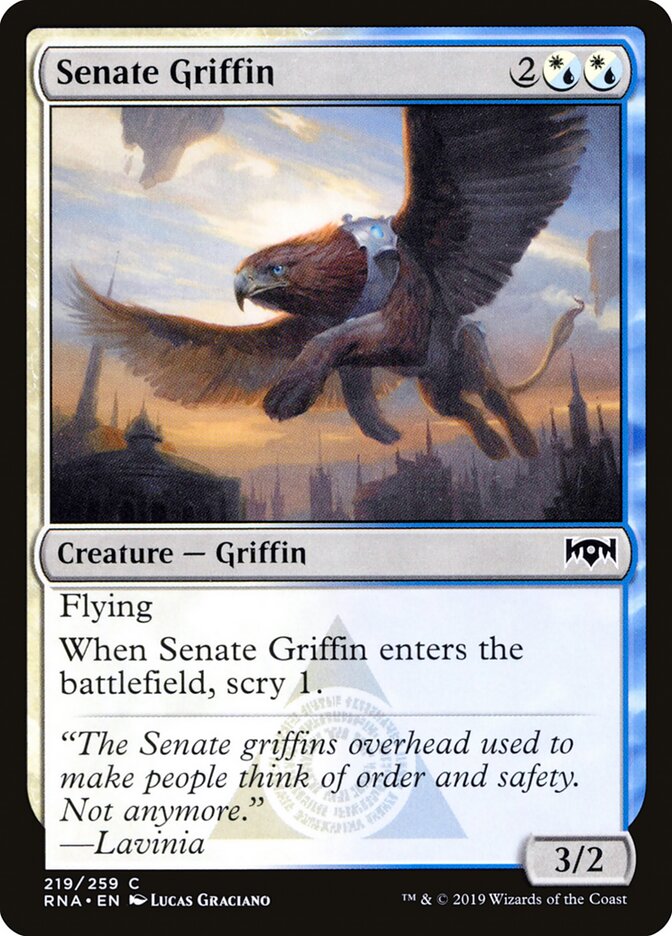 Senate Griffin (219) - Ravnica Allegiance (RNA)