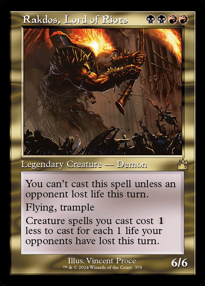 Rakdos, Lord of Riots (379) - Ravnica Remastered (RVR)