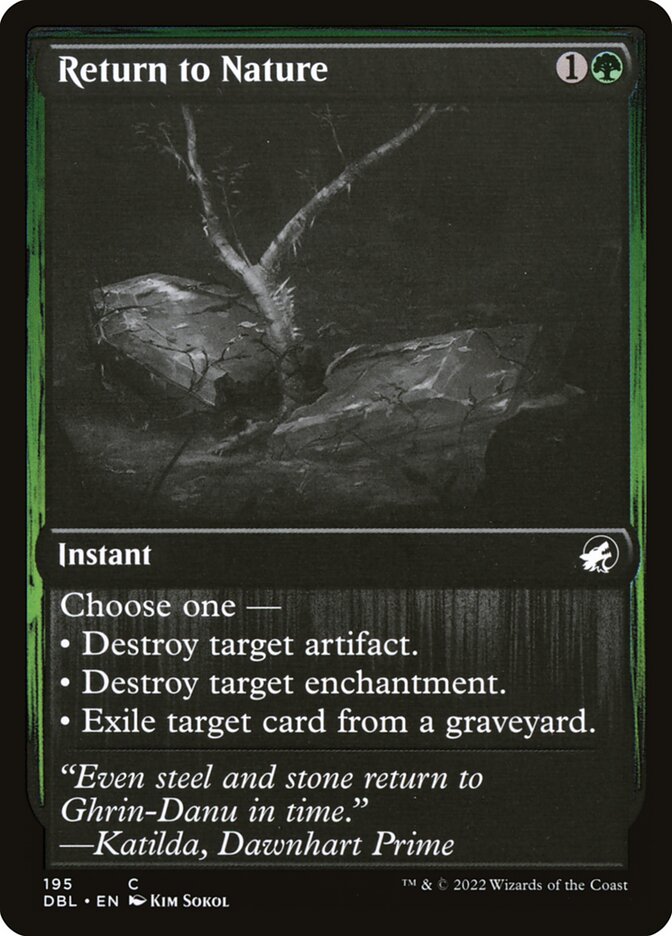 Return to Nature (195) - Innistrad: Double Feature (DBL)