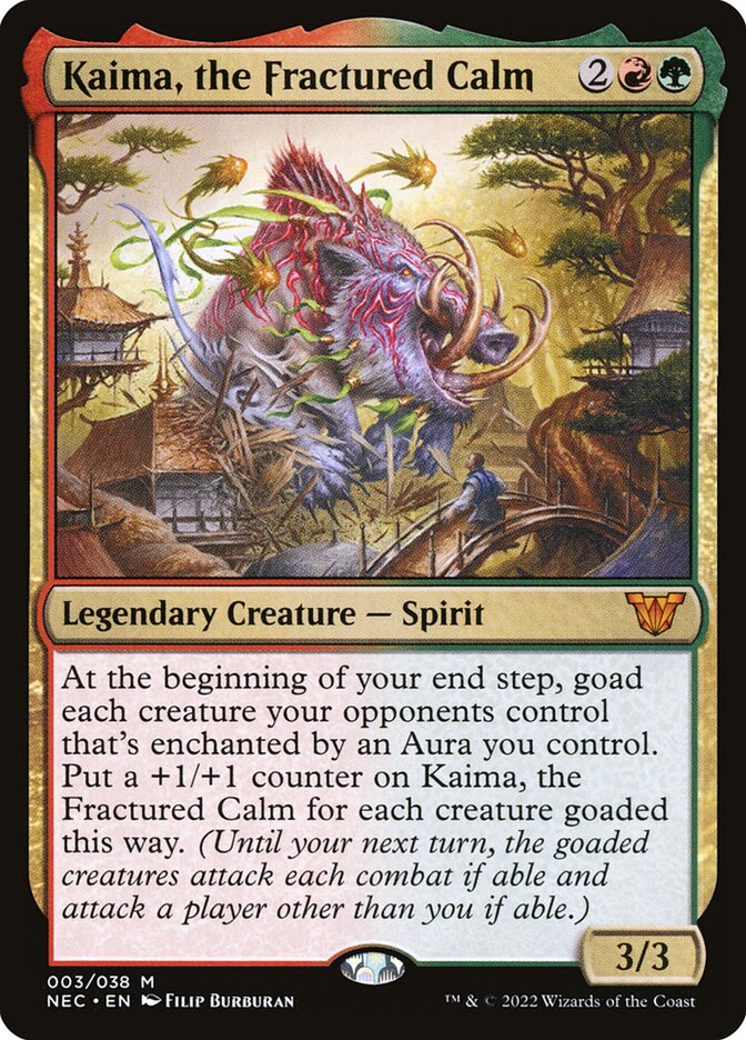 Kaima, the Fractured Calm (3) - Neon Dynasty Commander (NEC)