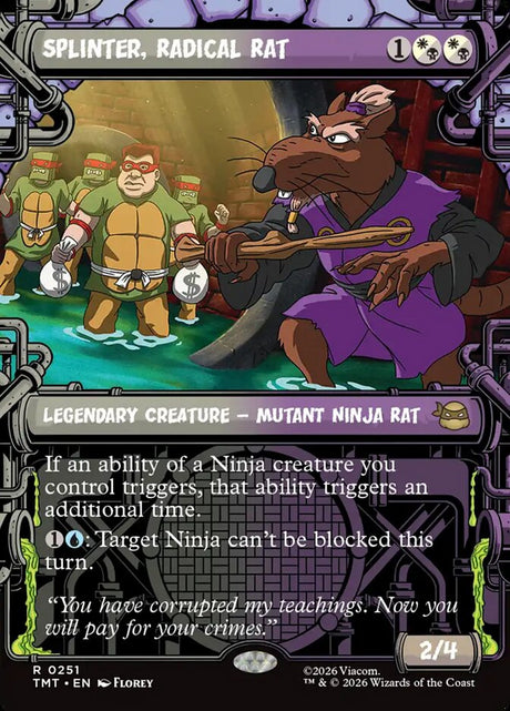 Splinter, Radical Rat (251) - Teenage Mutant Ninja Turtles (TMT)