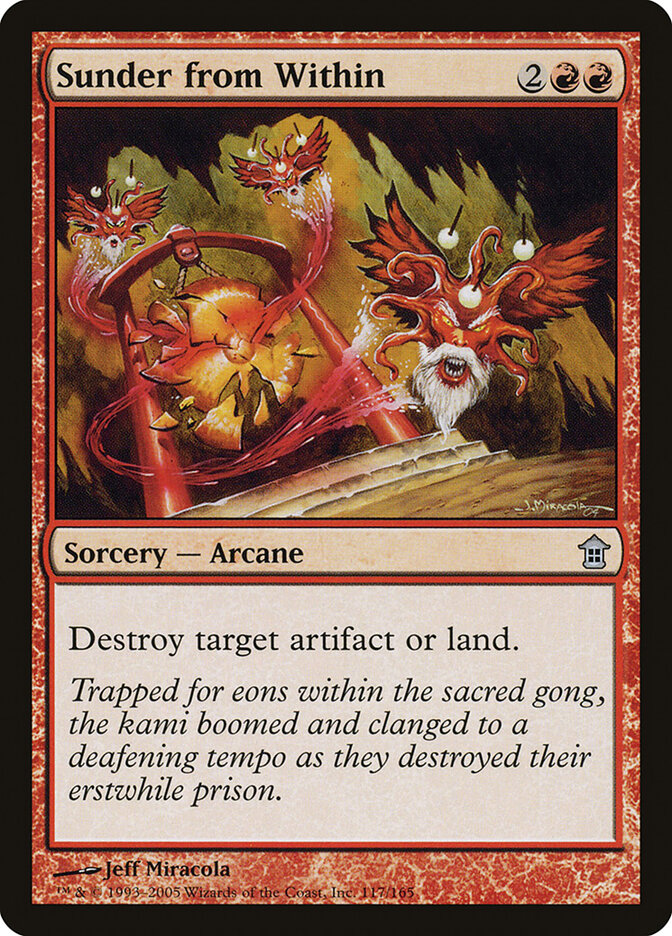 Sunder from Within (117) - Saviors of Kamigawa (SOK)
