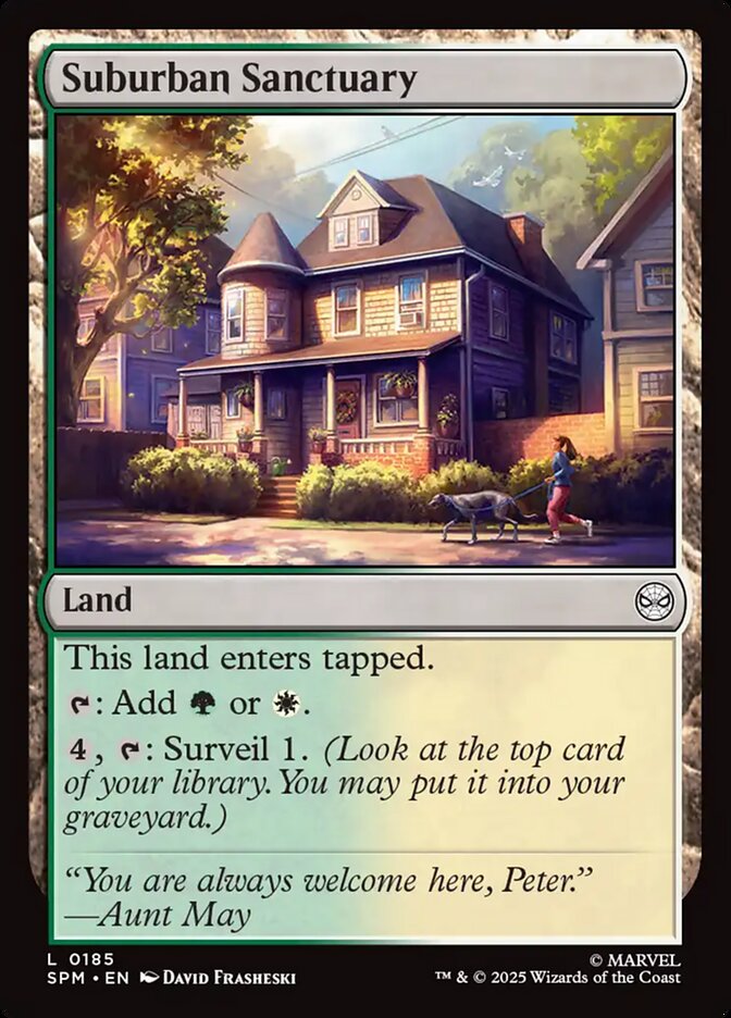 Suburban Sanctuary (185) - [Foil] Marvel's Spider-Man (SPM)