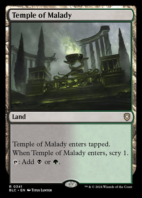 Temple of Malady (341) - Bloomburrow Commander (BLC)