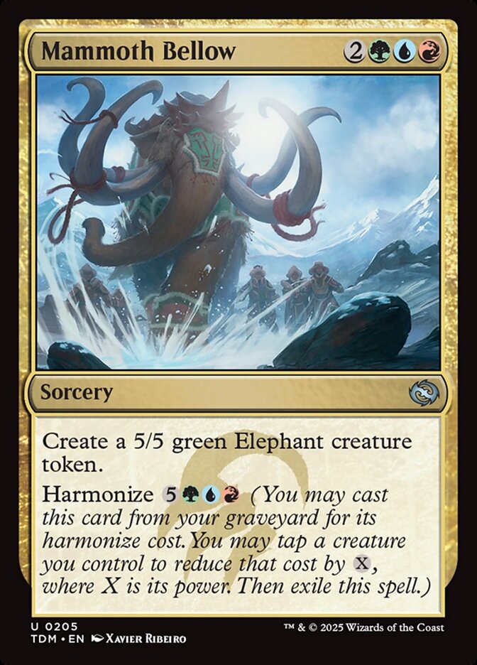 Mammoth Bellow (205) - Tarkir: Dragonstorm (TDM)