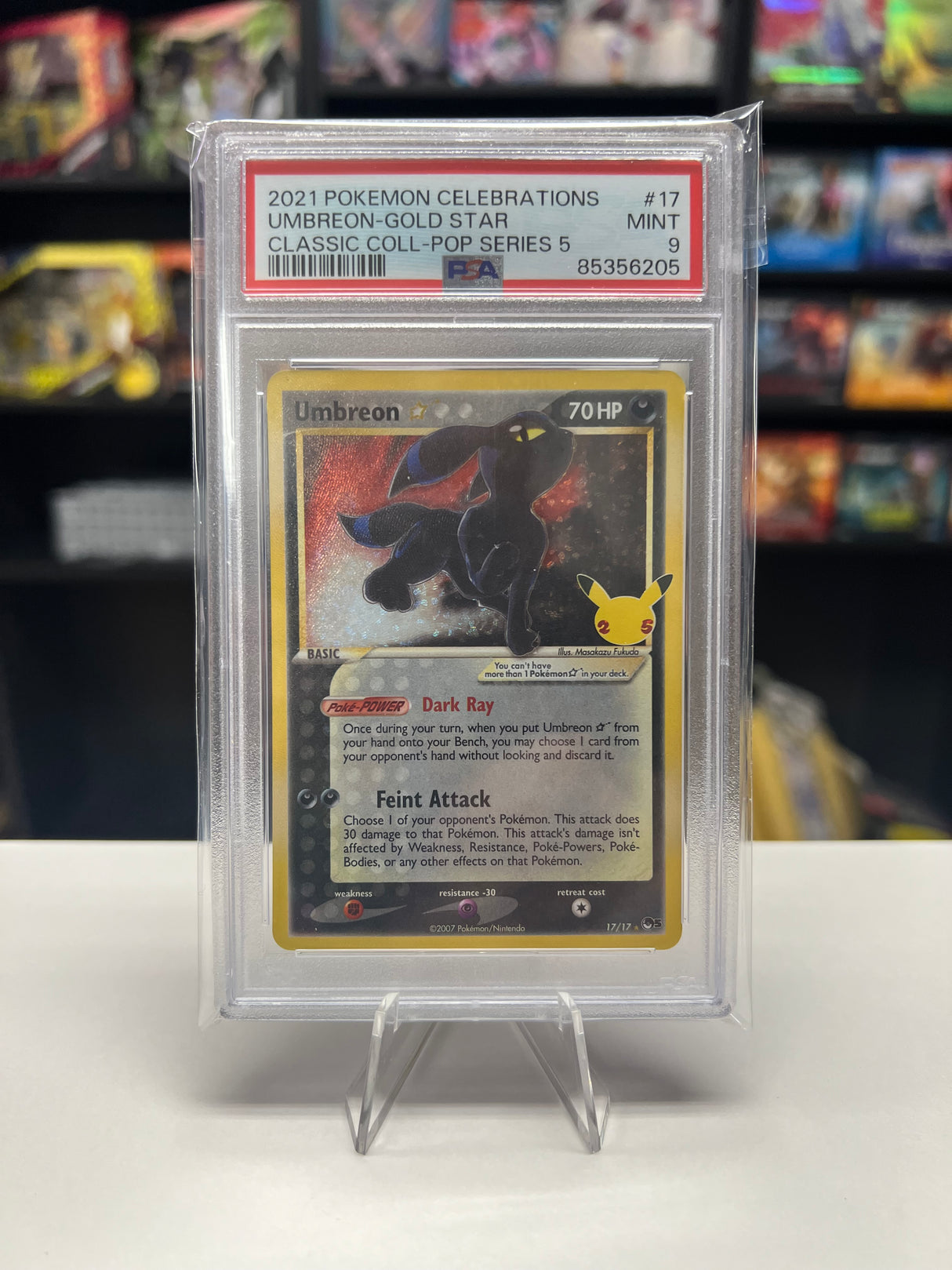 Umbreon Star - [Graded CGC 9] Celebrations: Classic Collection (CCC)