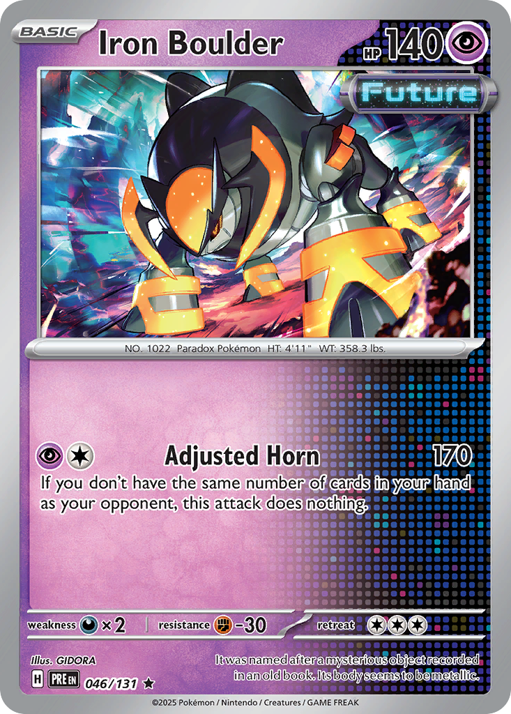 Iron Boulder (46/131) - [Holo Foil] Prismatic Evolutions (PRE)