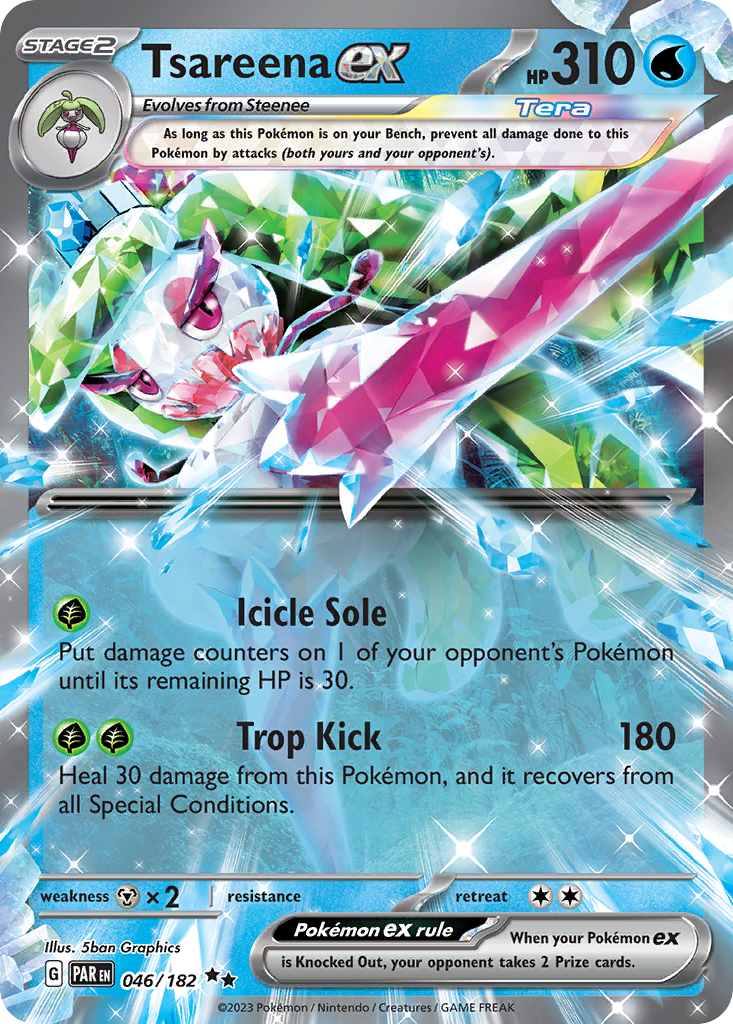 Tsareena ex (46/182) - [Holo Foil] Paradox Rift (PAR)