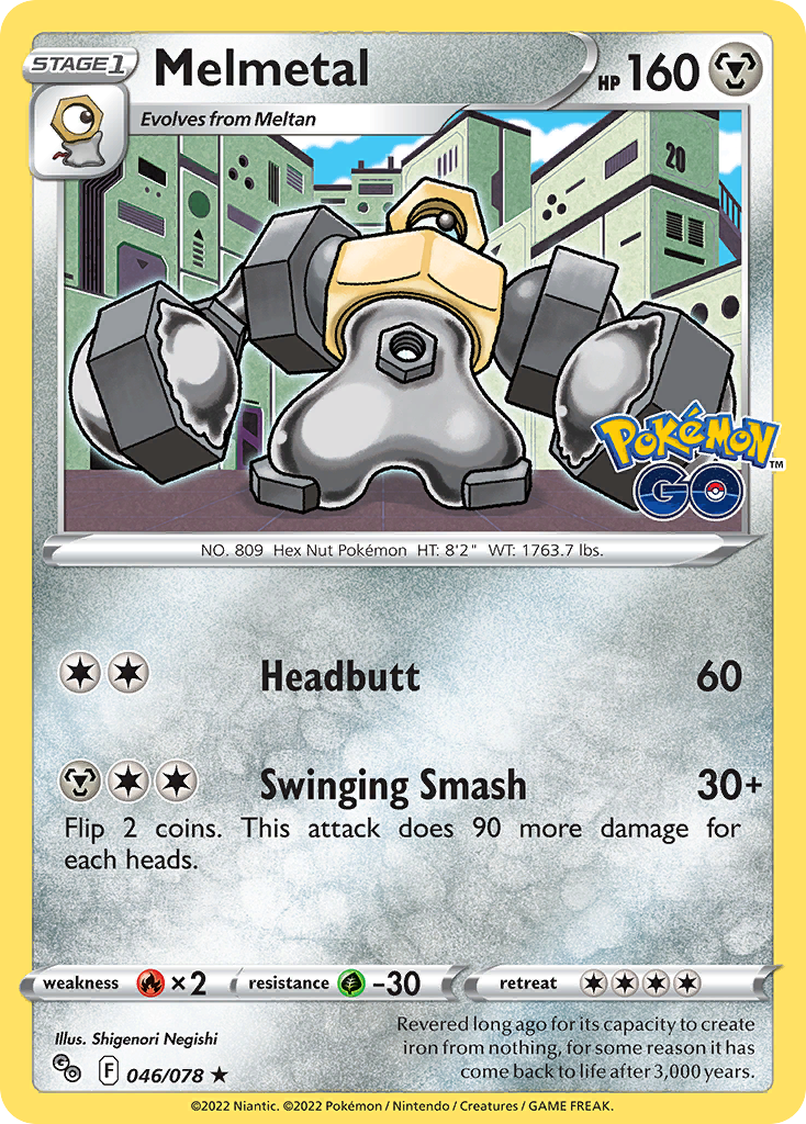 Melmetal (46/78) - [Holo Foil] Pokemon GO (PGO)