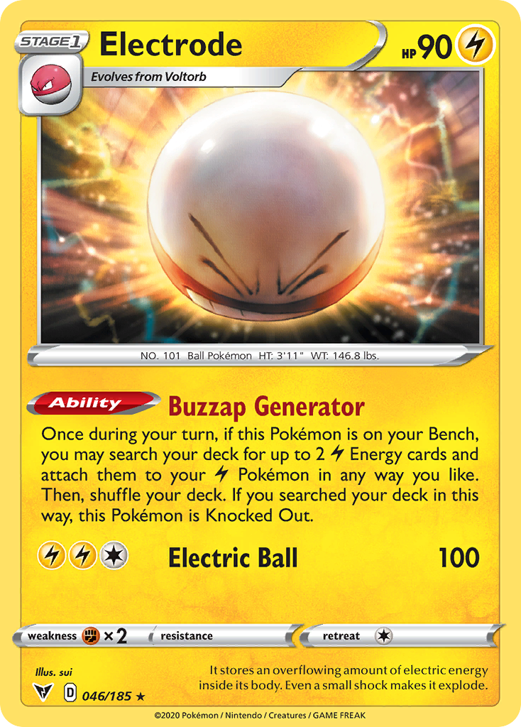 Electrode (46/185) - [Reverse Holo] Vivid Voltage (VIV)