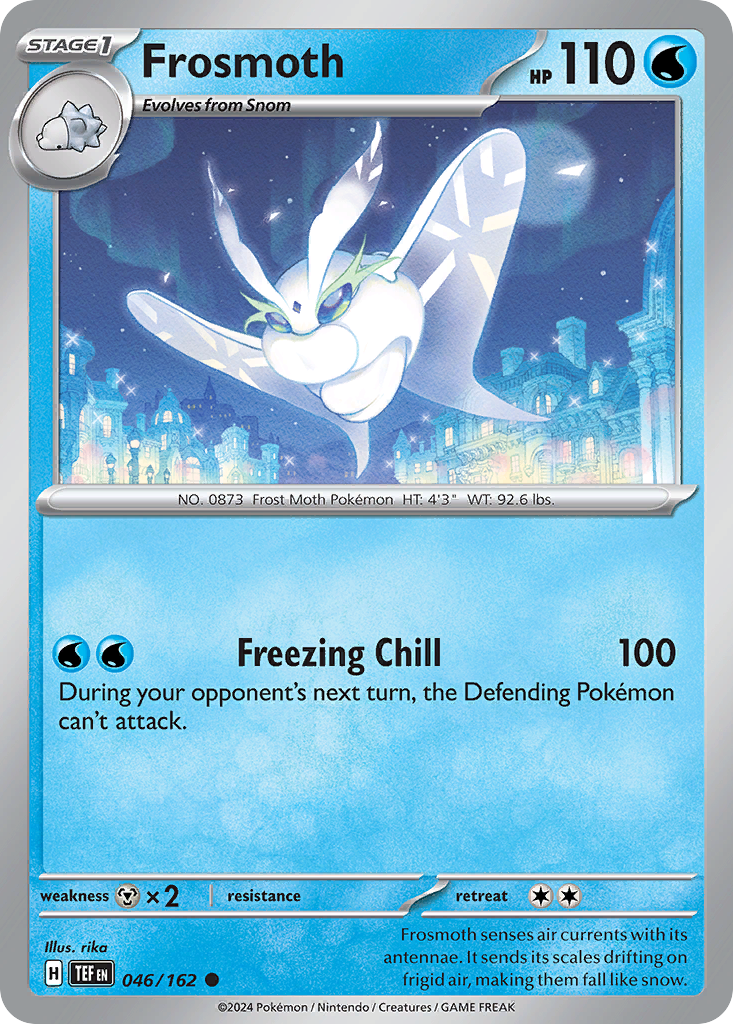 Frosmoth (46/162) - [Reverse Holo] Temporal Forces (TEF)