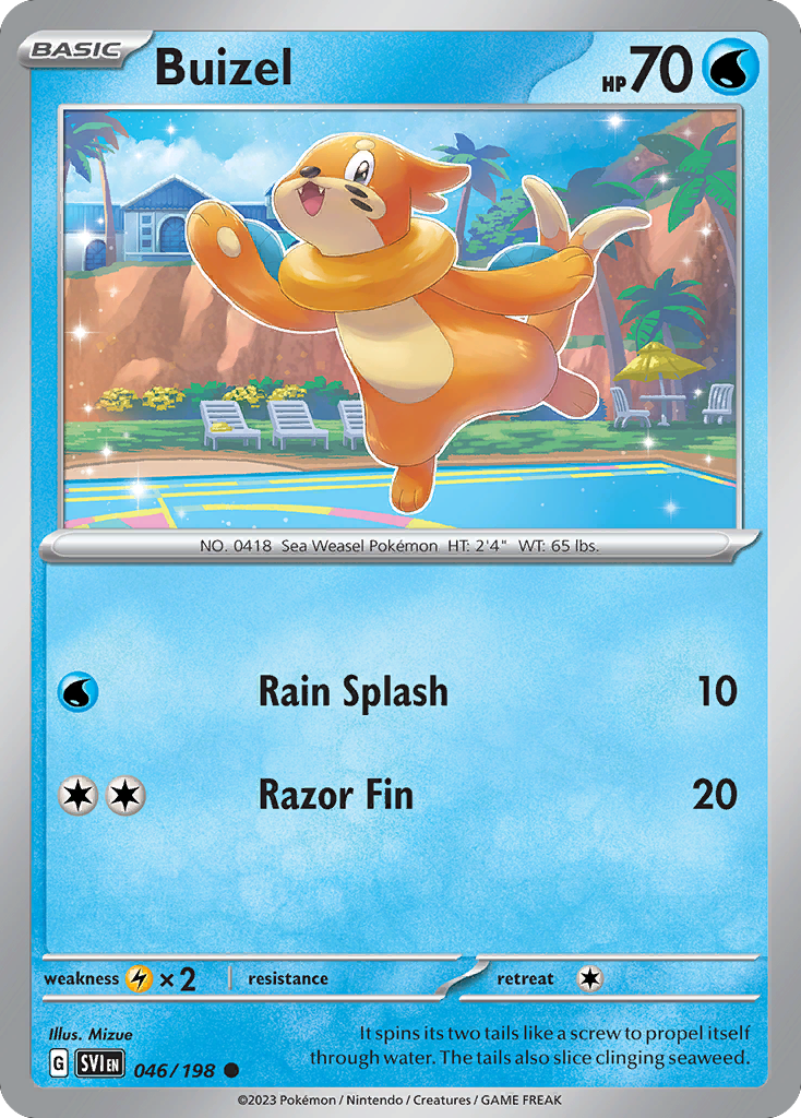 Buizel (46/198) - [Reverse Holo] Scarlet & Violet (SVI)