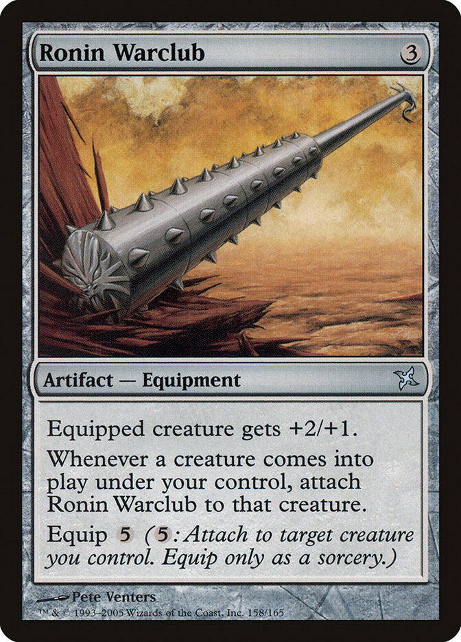 Ronin Warclub (158) - Betrayers of Kamigawa (BOK)