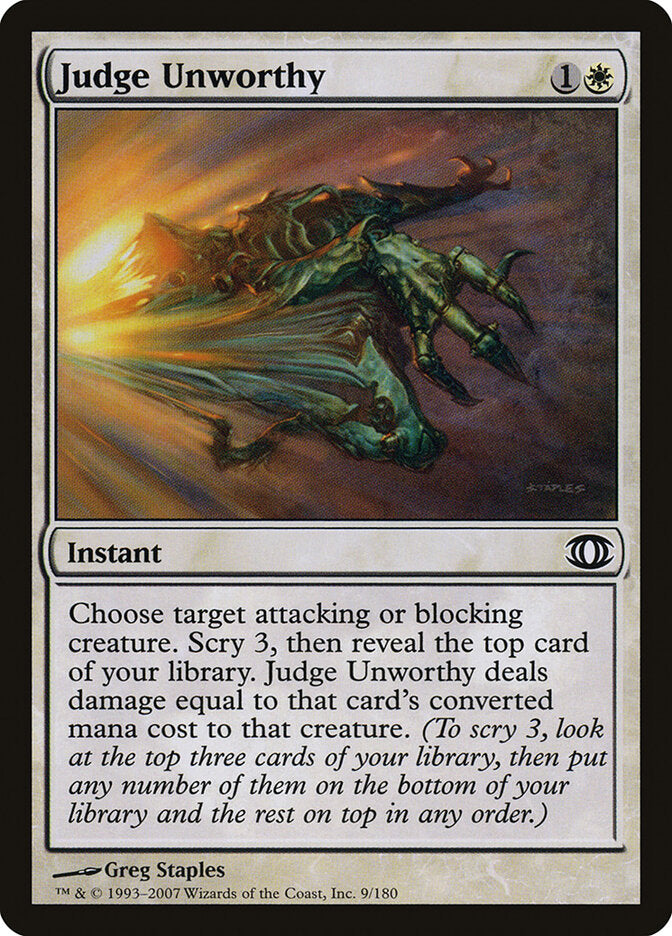 Judge Unworthy (9) - Future Sight (FUT)