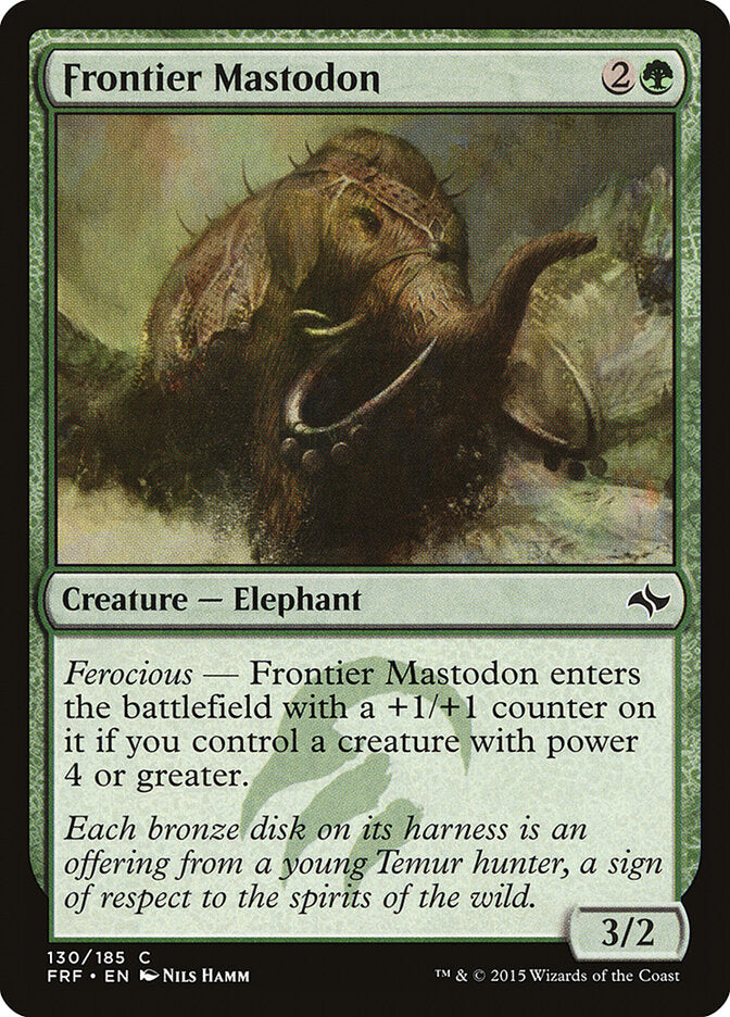Frontier Mastodon (130) - Fate Reforged (FRF)