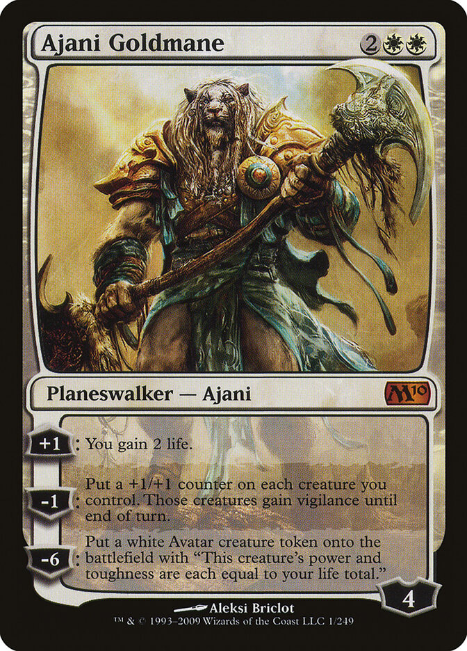 Ajani Goldmane (1) - Magic 2010 (M10)