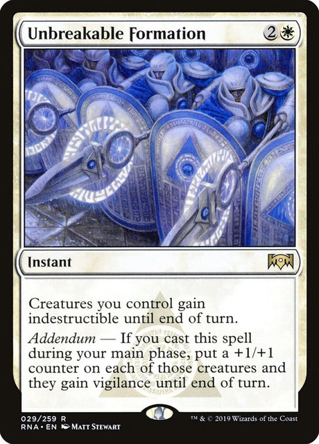Unbreakable Formation (29) - Ravnica Allegiance (RNA)