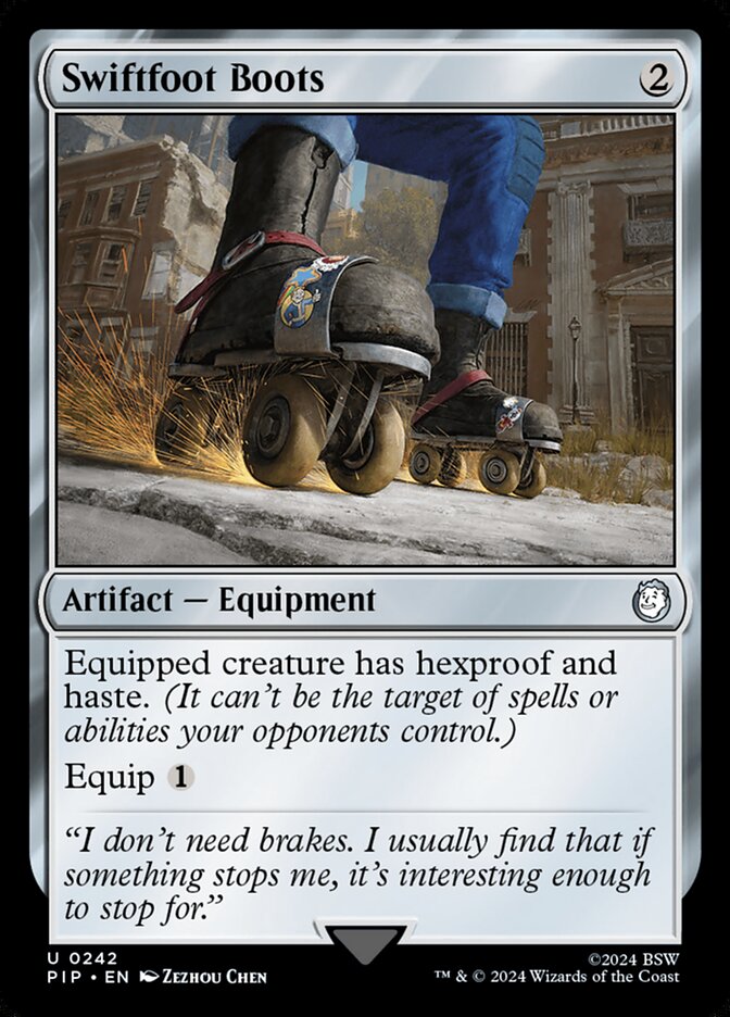 Swiftfoot Boots - [Foil] Fallout (PIP)