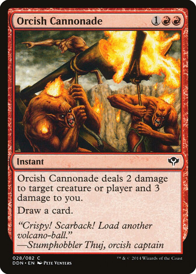 Orcish Cannonade (28) - Duel Decks: Speed vs. Cunning (DDN)