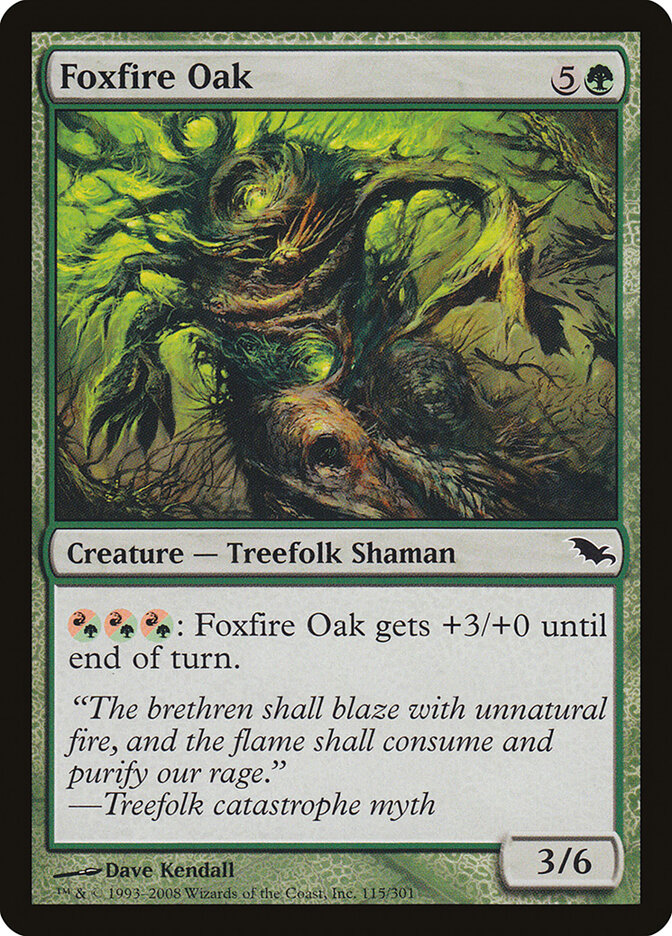 Foxfire Oak (115) - Shadowmoor (SHM)