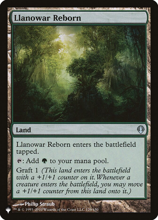 Llanowar Reborn (ARC-129) - The List (PLST)