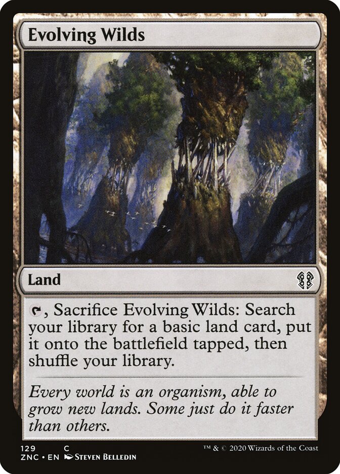 Evolving Wilds (129) - Zendikar Rising Commander (ZNC)