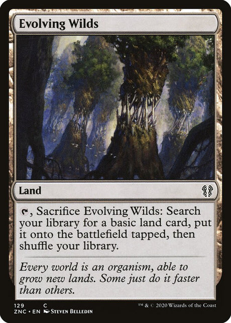 Evolving Wilds (129) - Zendikar Rising Commander (ZNC)