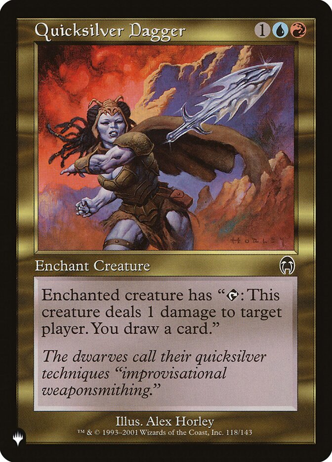 Quicksilver Dagger (APC-118) - The List (PLST)