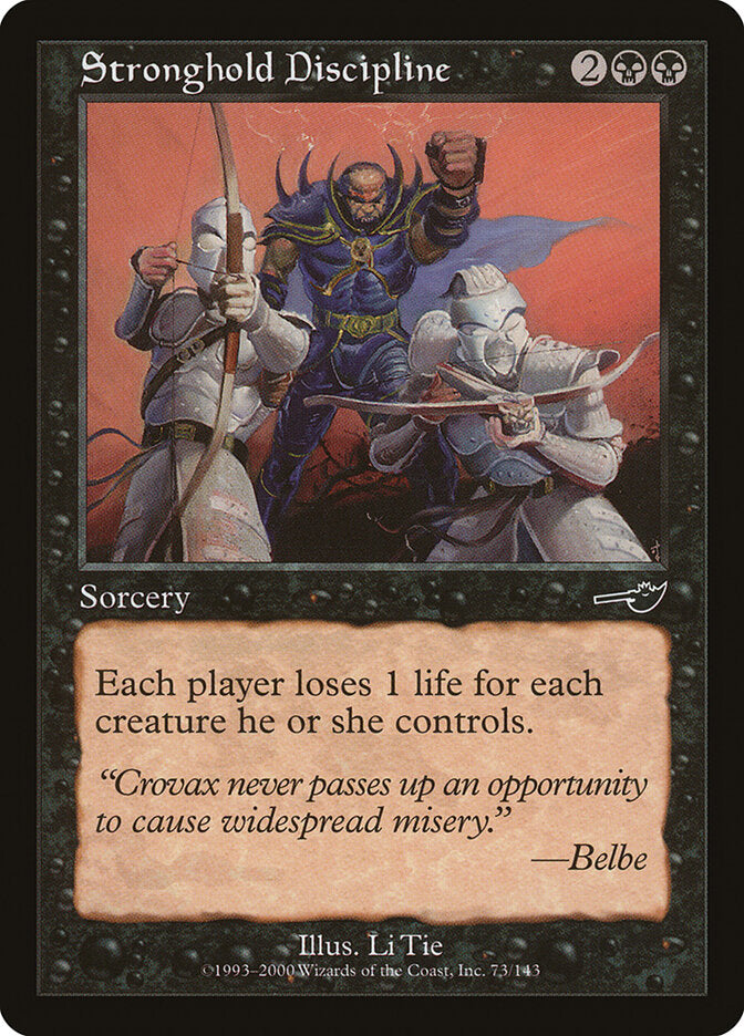 Stronghold Discipline (73) - Nemesis (NEM)
