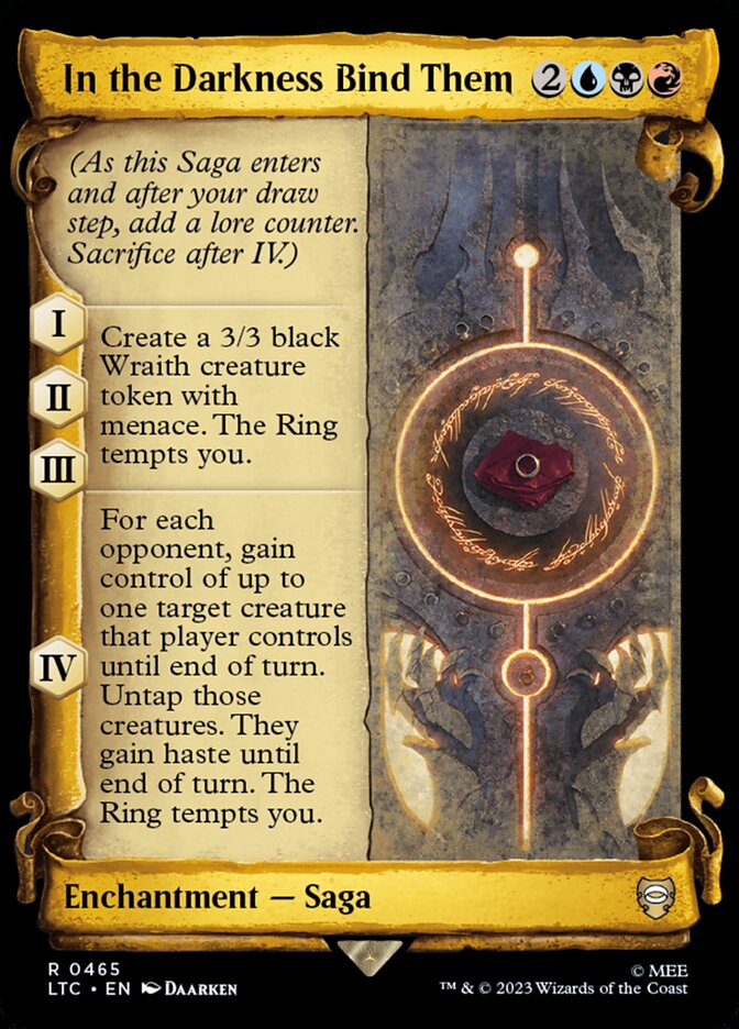 In the Darkness Bind Them (465) - Tales of Middle-earth Commander (LTC)