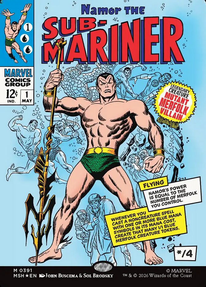 Namor the Sub-Mariner (391) - Marvel Super Heroes (MSH)