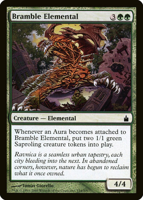 Bramble Elemental (154) - Ravnica: City of Guilds (RAV)