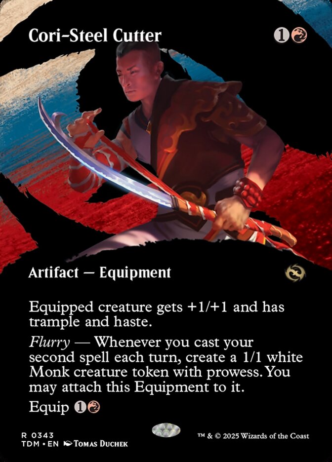 Cori-Steel Cutter (343) - [Showcase] Tarkir: Dragonstorm (TDM)