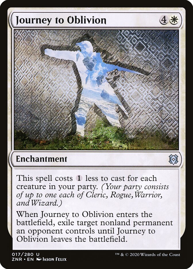 Journey to Oblivion (17) - Zendikar Rising (ZNR)