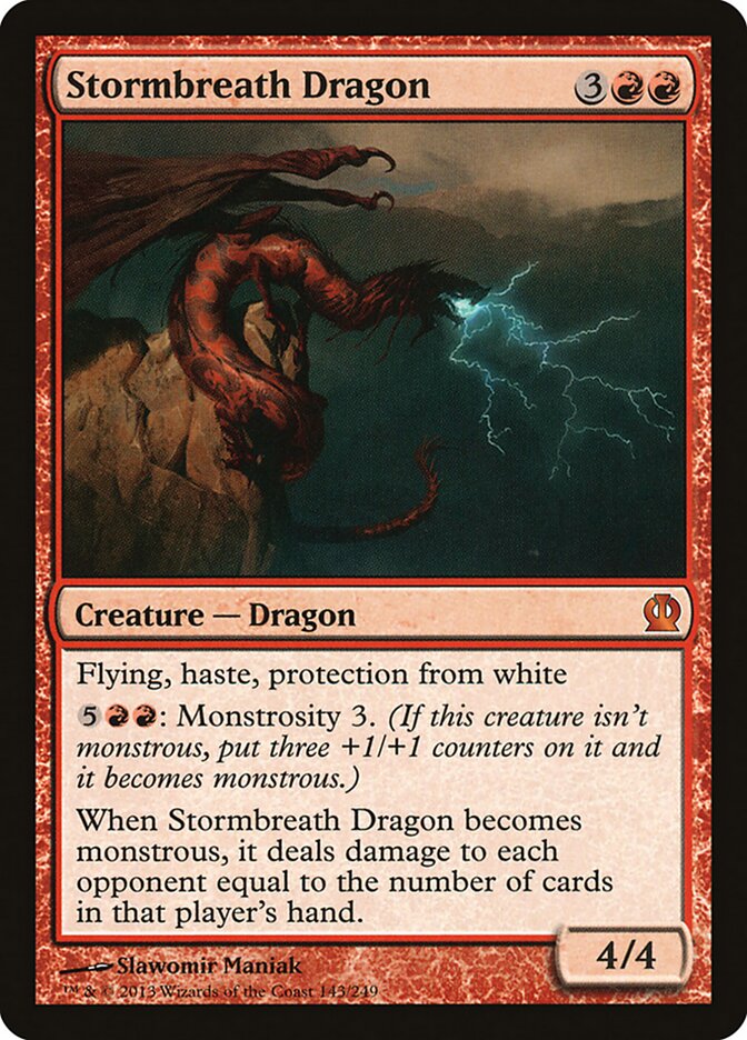Stormbreath Dragon (143) - Theros (THS)