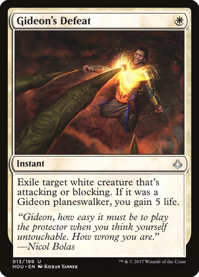 Gideon's Defeat (13) - Hour of Devastation (HOU)