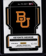 2022 Panini Prizm Draft Picks Keyonte George Auto Choice Red /88