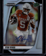 2025 Panini Prizm Draft Picks #1 Ryan Wingo Prizm Silver Autographs