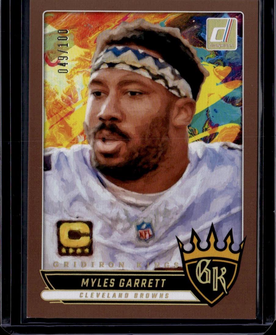 2025 Donruss Myles Garrett #GK-MGT Gridiron Kings