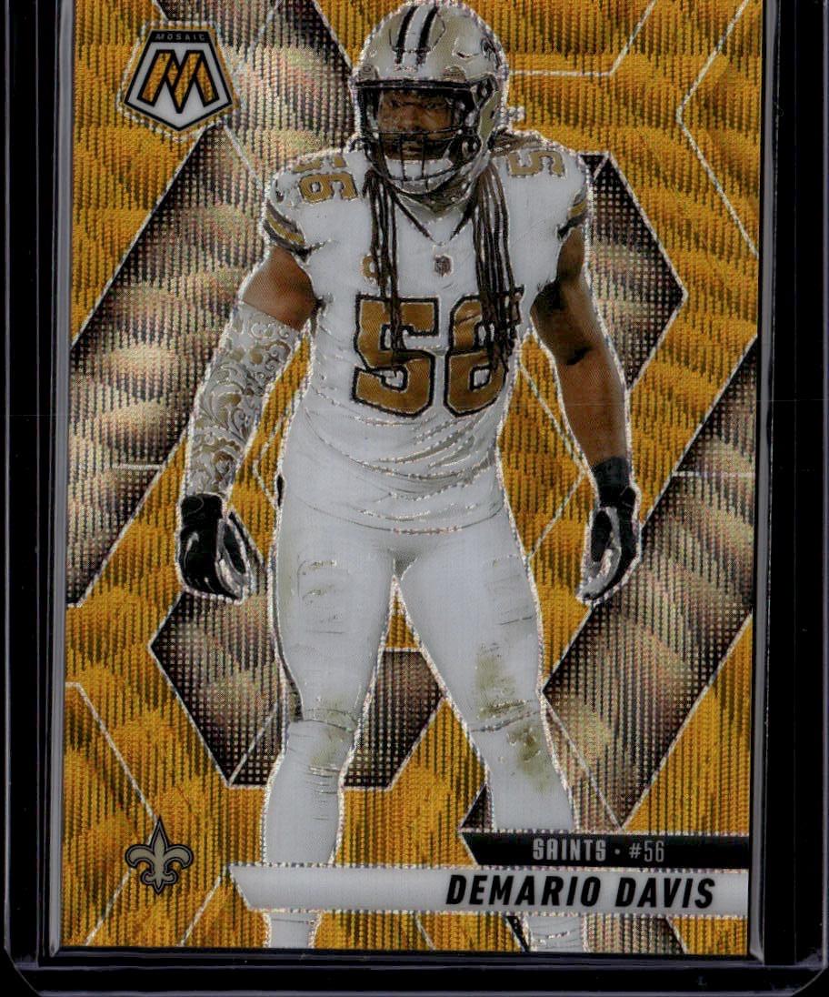 2025 Panini Mosaic #230 Demario Davis Mosaic Gold Wave #/10