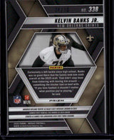 2025 Panini Mosaic #338 Kelvin Banks Jr. Mosaic Gold Wave #/10