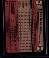 2024 Topps Chrome Elly De La Cruz 1989 35th Anniversary Auto Gold /50