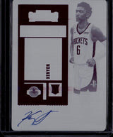 2020-21 Contenders Kenyon Martin Jr. Season Ticket Printing Plate Black 1/1