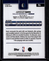 2025-26 Topps Chrome #96 Anthony Davis Gold Refractor #/50