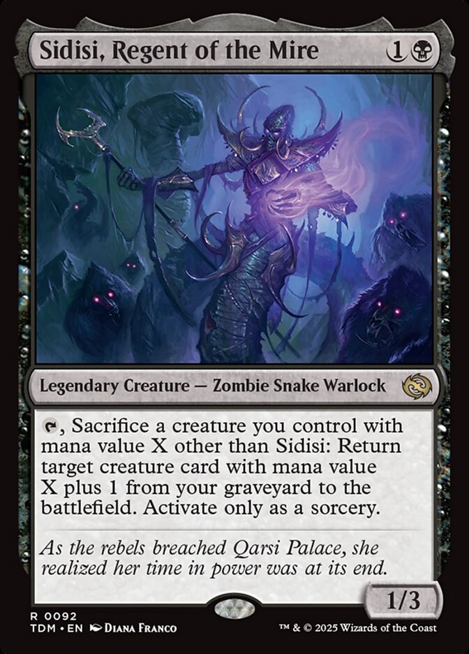 Sidisi, Regent of the Mire (92) - Tarkir: Dragonstorm (TDM)