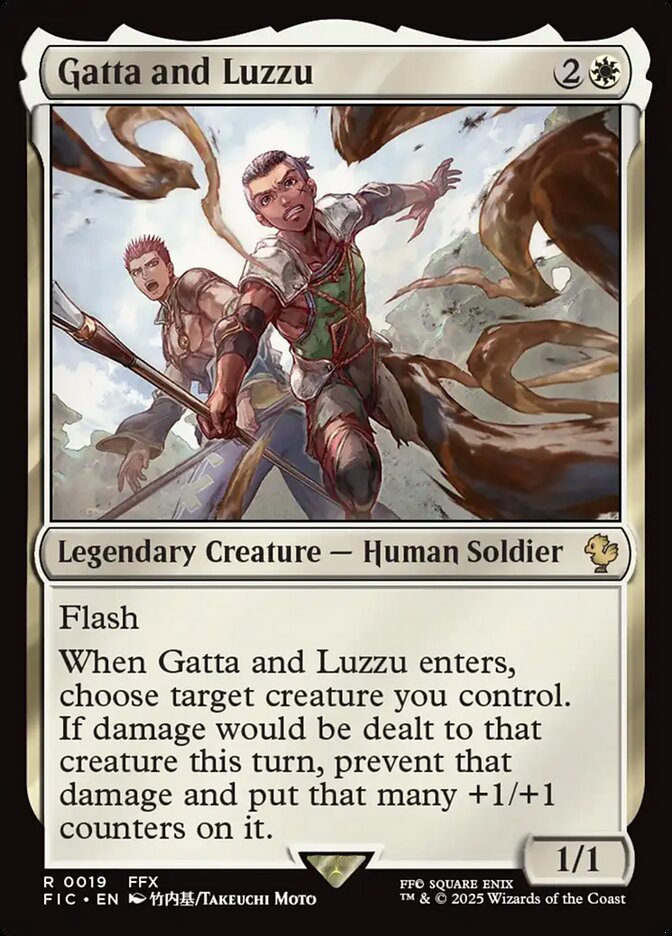 Gatta and Luzzu (19) - [Surge Foil] Final Fantasy Commander (FIC)