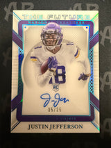 2020 Panini National Treasures #TF-JUJ Justin Jefferson The Future /25
