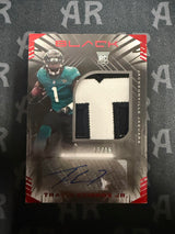 2021 Panini Black #208 Travis Etienne Jr. Ruby /15